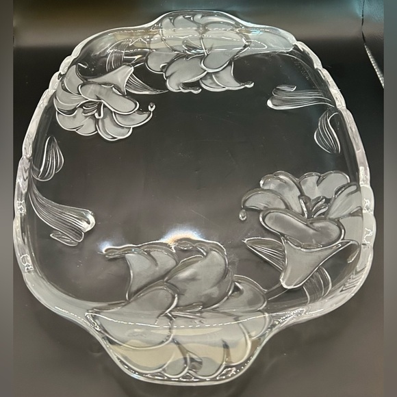 Crystal Serving Platter - Picture 1 of 4